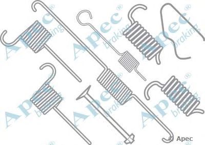 APEC BRAKING kit755 -  Комплектующие, тормозная колодка